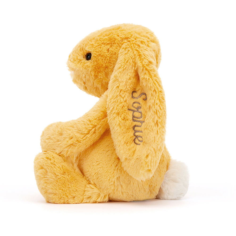 Personalised Bashful Sunshine Bunny Medium