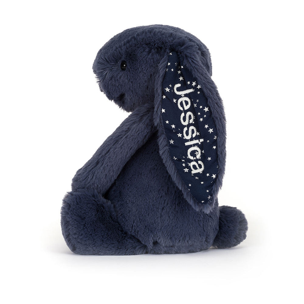Personalised Bashful Stardust Bunny Medium