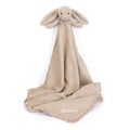 Personalized Bashful Beige Bunny Blankie